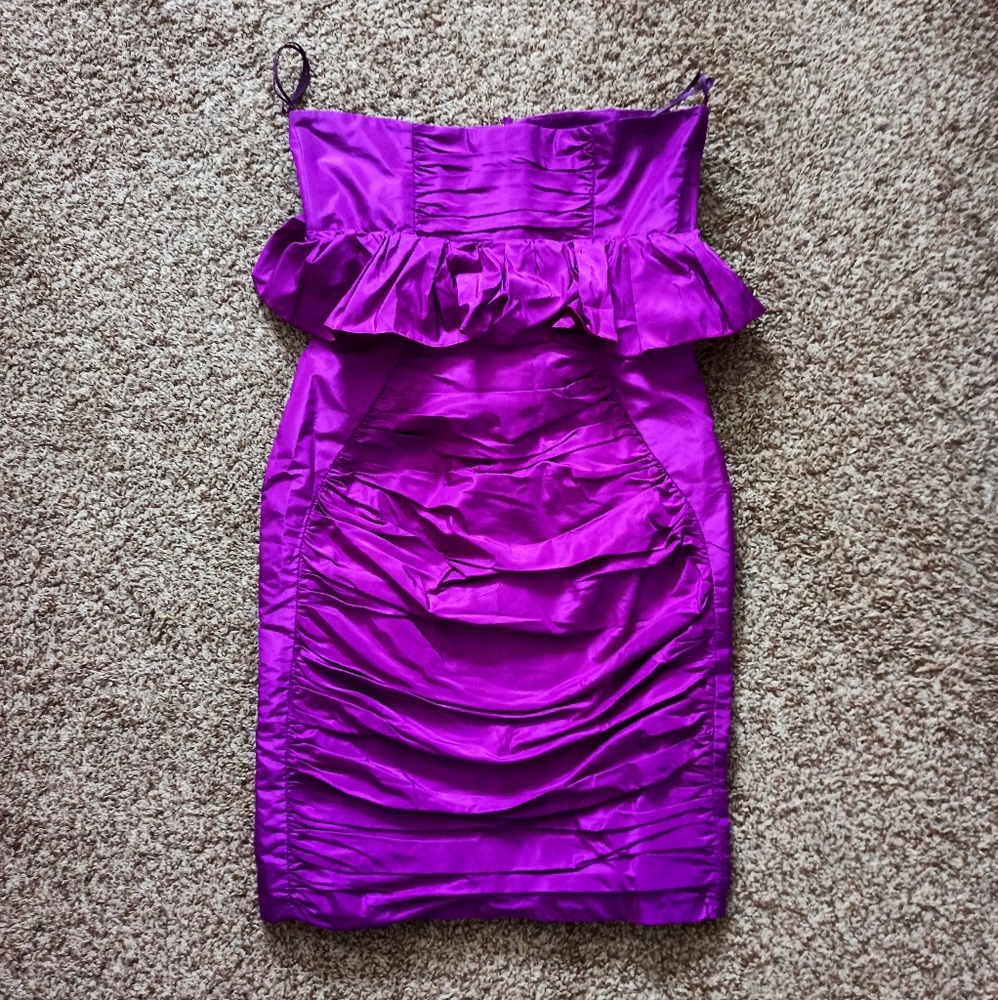 Miu Miu Violet Purple Mini Dress Timeless Fashion